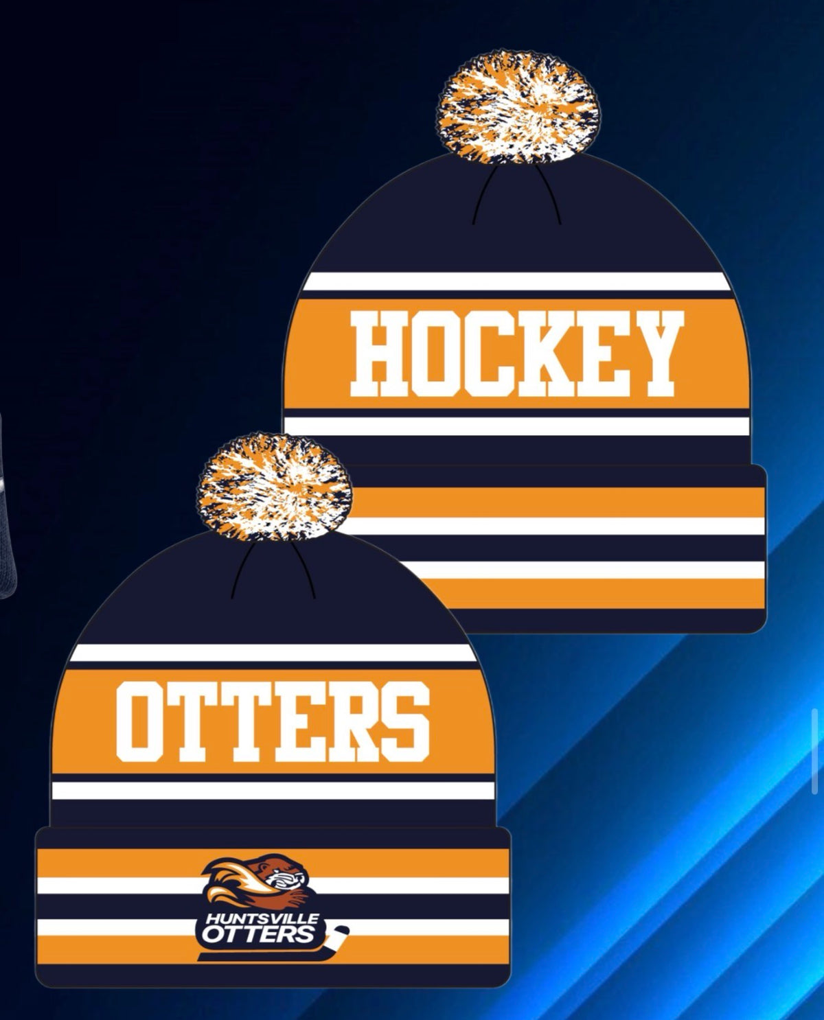 Otters Pom Pom Toque