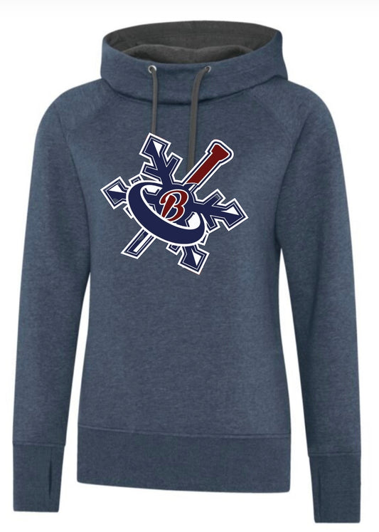 Women's Scuba Neck Hoodie